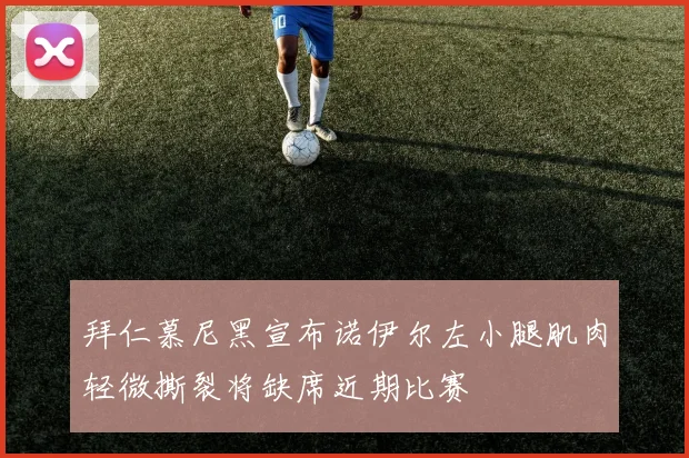 拜仁慕尼黑宣布诺伊尔左小腿肌肉轻微撕裂将缺席近期比赛